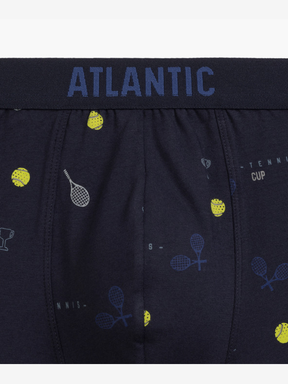 Atlantic Pánske boxerky ATLANTIC 3Pack - tmavomodré