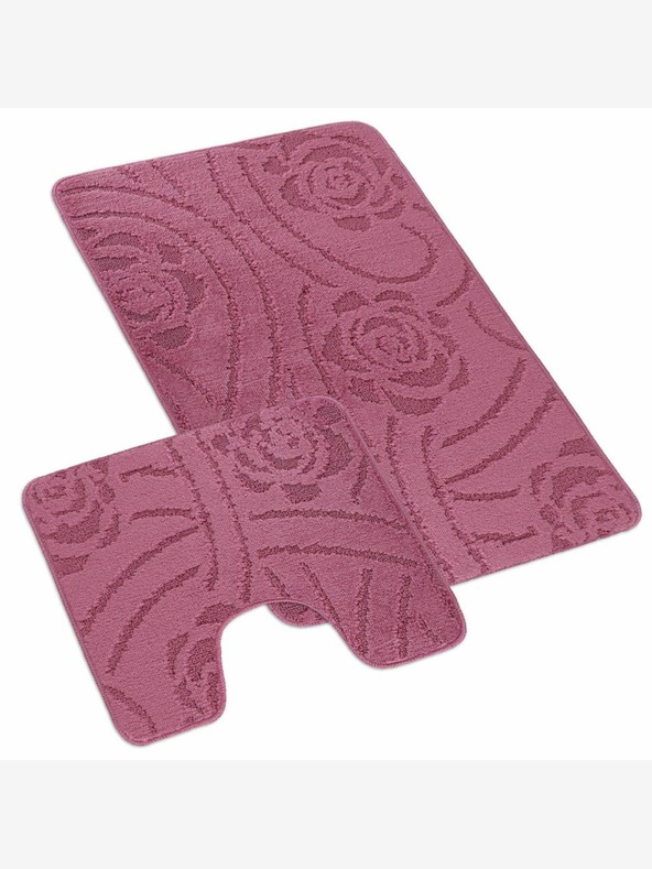 Bellatex Kúpeľňová a WC rohožka rose lilac Bellatex