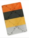 Bellatex Kúpeľňový koberec 60x100cm sivý a žltý Bellatex