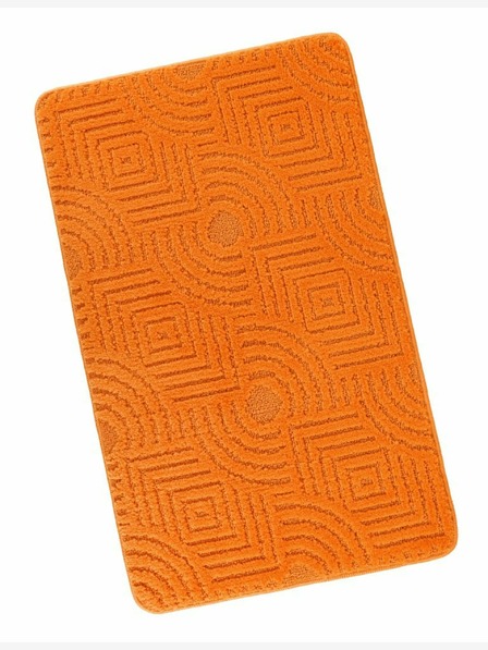 Bellatex Kúpeľňová predložka 60x100cm bludisko oranžová Bellatex