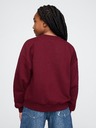 GAP Detská mikina s logom a fleece GAP