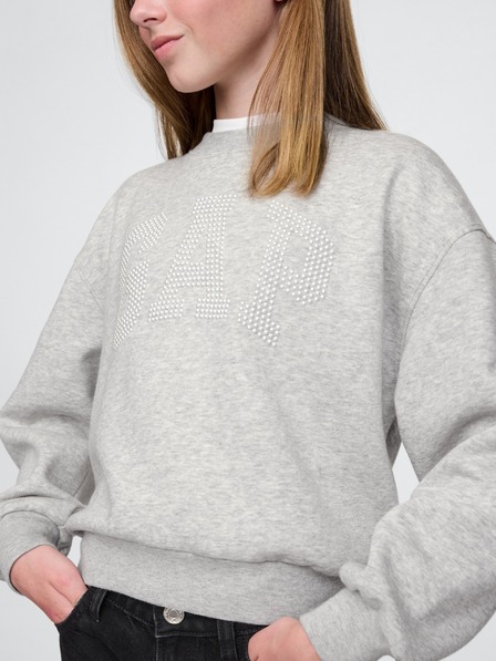 GAP Detská oversize mikina s logom GAP