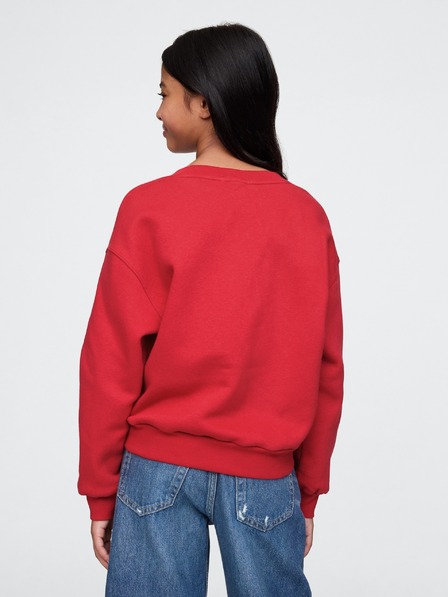 GAP Detská oversize mikina s logom GAP