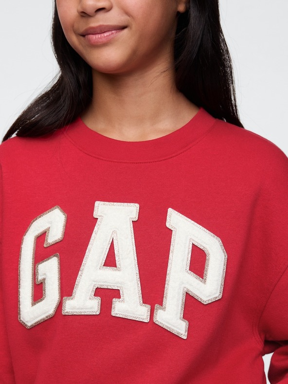 GAP Detská oversize mikina s logom GAP