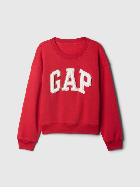 GAP Detská oversize mikina s logom GAP