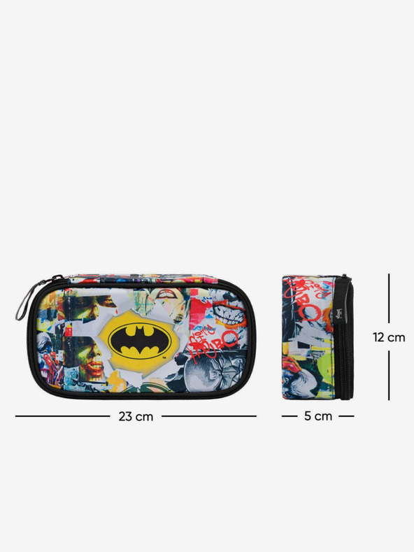 BAAGL  BAAGL Školský penál Skate Batman Comics
