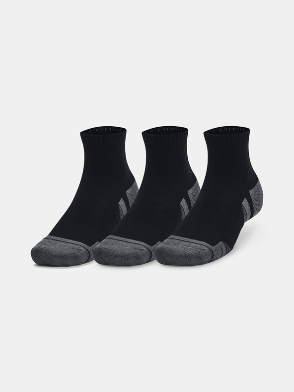Under Armour Unisex ponožky Under Armour UA Performance Cotton 3p Qtr