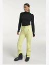 Tenson Dámske softshellové lyžiarske nohavice Tenson Grace W Light Yellow