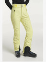 Tenson Dámske softshellové lyžiarske nohavice Tenson Grace W Light Yellow