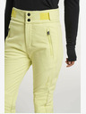 Tenson Dámske softshellové lyžiarske nohavice Tenson Grace W Light Yellow