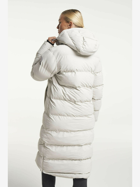 Tenson Dámsky zimný lifestylový kabát Tenson Chimi Coat W Light Grey