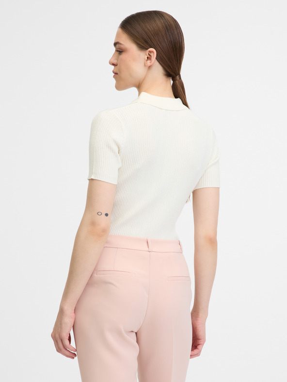 Orsay Biele dámske tričko s krátkym rukávom ORSAY