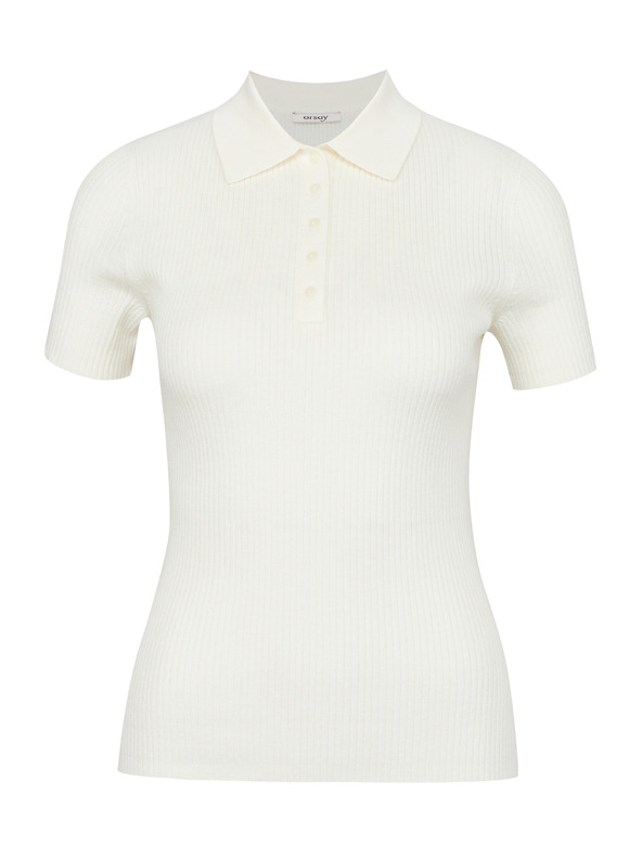 Orsay Biele dámske tričko s krátkym rukávom ORSAY