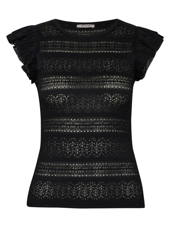 Orsay Čierna dámska blúzka ORSAY