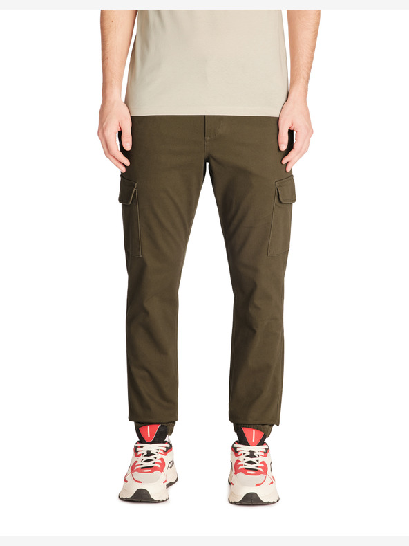 Celio Slim cargo nohavice Dolyte