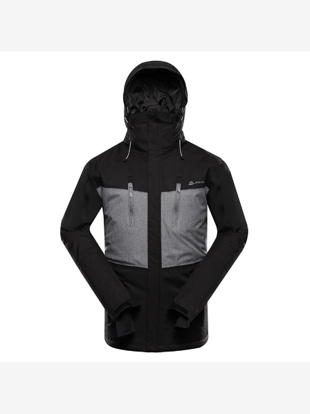 ALPINE PRO Pánska lyžiarska bunda s membránou ptx snow ALPINE PRO COMED black
