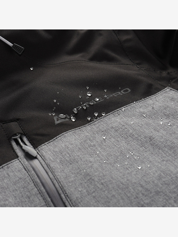 ALPINE PRO Pánska lyžiarska bunda s membránou ptx snow ALPINE PRO COMED black