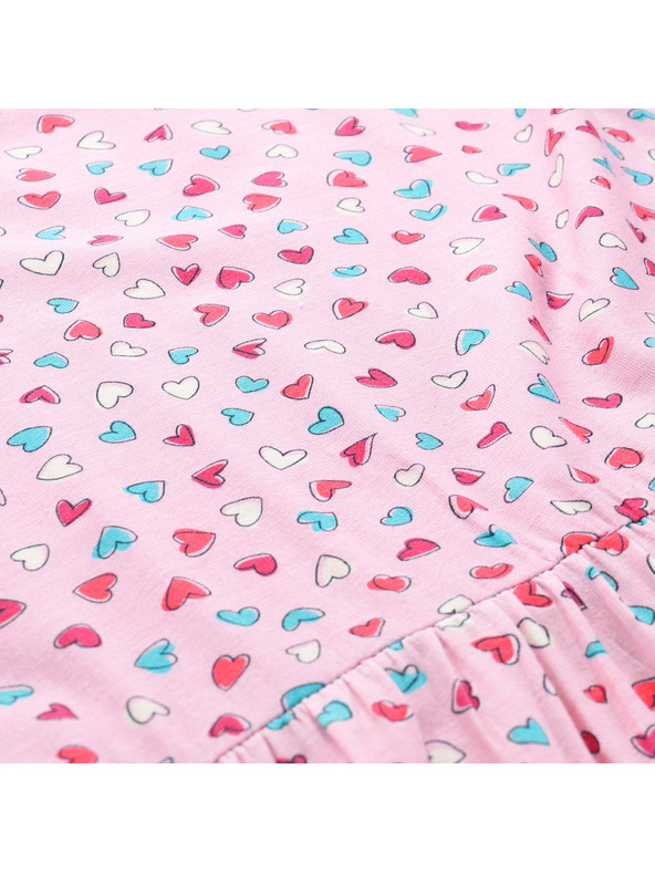 ALPINE PRO Detské šaty ALPINE PRO BONBO ružový lyžičiak