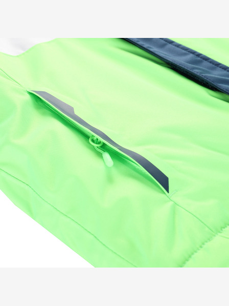 ALPINE PRO Detská lyžiarska bunda s membránou ptx snow ALPINE PRO DEARO neon green gecko