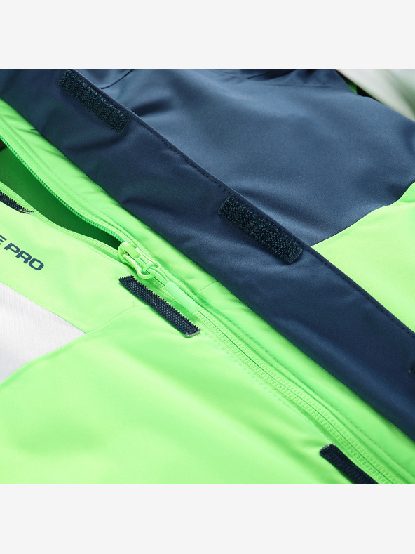 ALPINE PRO Detská lyžiarska bunda s membránou ptx snow ALPINE PRO DEARO neon green gecko
