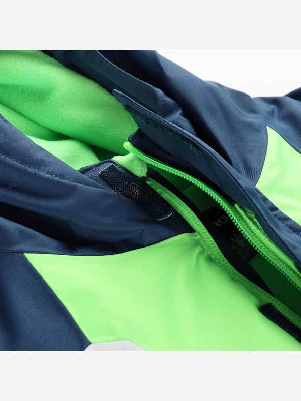 ALPINE PRO Detská lyžiarska bunda s membránou ptx snow ALPINE PRO DEARO neon green gecko