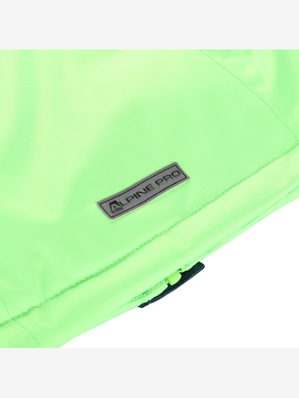 ALPINE PRO Detská lyžiarska bunda s membránou ptx snow ALPINE PRO DEARO neon green gecko
