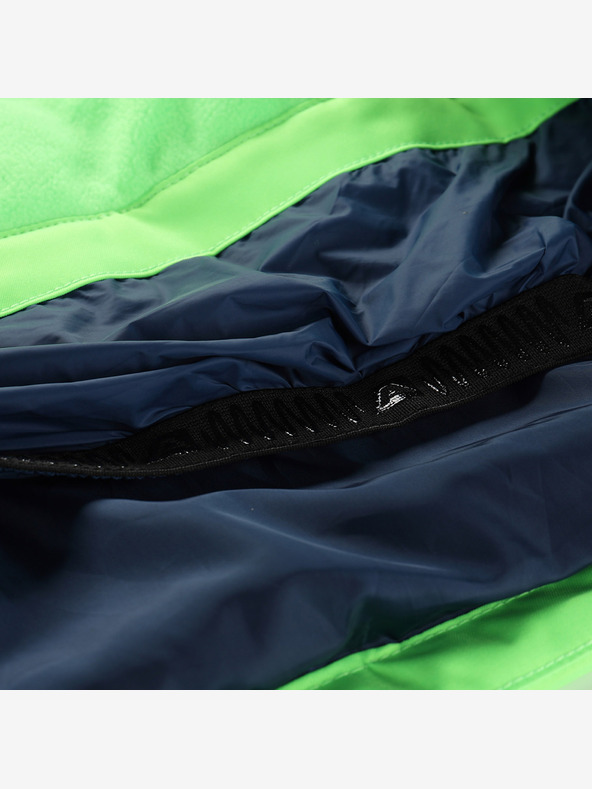 ALPINE PRO Detská lyžiarska bunda s membránou ptx snow ALPINE PRO DEARO neon green gecko