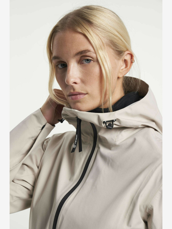 Tenson TENSON Dámska lifestylová maxi parka W Light Beige