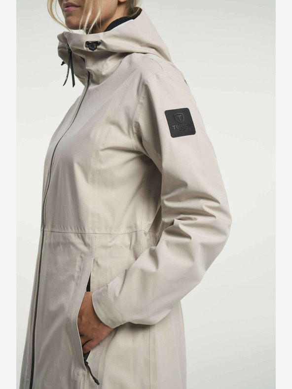 Tenson TENSON Dámska lifestylová maxi parka W Light Beige