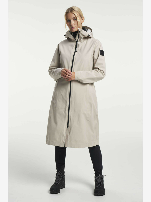 Tenson TENSON Dámska lifestylová maxi parka W Light Beige