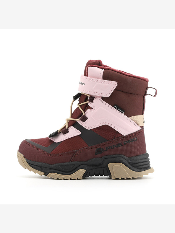 ALPINE PRO Detská zimná obuv s ptx membránou ALPINE PRO NERO