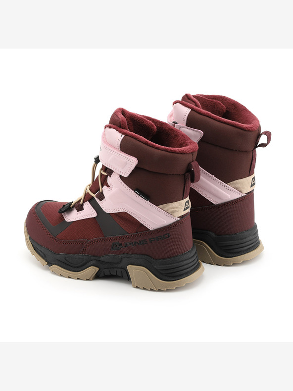 ALPINE PRO Detská zimná obuv s ptx membránou ALPINE PRO NERO