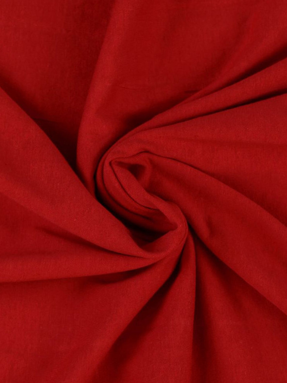 Kvalitex Jersejové jednolôžkové prestieradlo 120x200cm červené