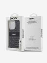 DKNY Zadný kryt PC/TPU Repeat Pattern Tonal Stripe Magsafe pre iPhone 14 Pro Max Black DKNY