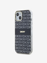 DKNY Zadný kryt PC/TPU Repeat Pattern Tonal Stripe Magsafe pre iPhone 15 Black DKNY