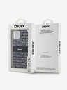 DKNY Zadný kryt PC/TPU Repeat Pattern Tonal Stripe Magsafe pre iPhone 15 Black DKNY
