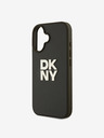 DKNY DKNY PU kožený zadný kryt s logom na zápästí pre iPhone 16 zelený