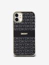 DKNY Zadný kryt PC/TPU Repeat Pattern Tonal Stripe Magsafe pre iPhone 11 Black DKNY