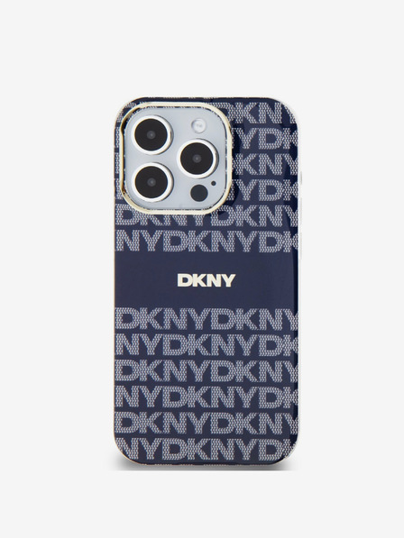 DKNY Zadný kryt PC/TPU Repeat Pattern Tonal Stripe Magsafe pre iPhone 14 Pro Max Blue DKNY