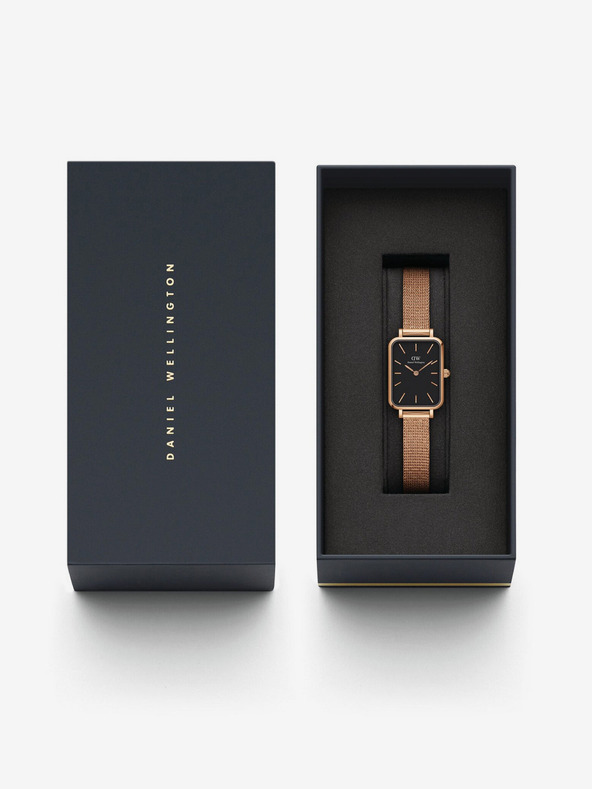 Daniel Wellington Dámske hodinky Daniel Wellington Quadro z ružového zlata