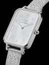 Daniel Wellington Daniel Wellington Quadro Lumine dámske strieborné hodinky