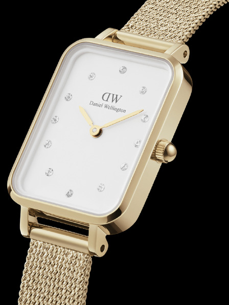 Daniel Wellington Dámske hodinky Daniel Wellington Quadro Lumine v zlatej farbe