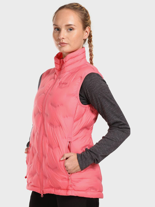 Kilpi Ružová dámska prešívaná vesta Kilpi NAI