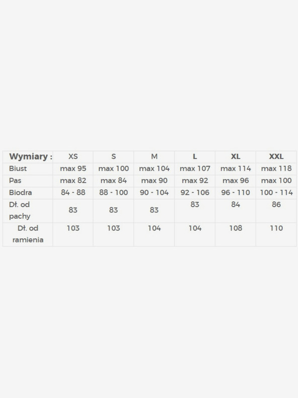 numoco Športové šaty - okrúhle listy Numoco