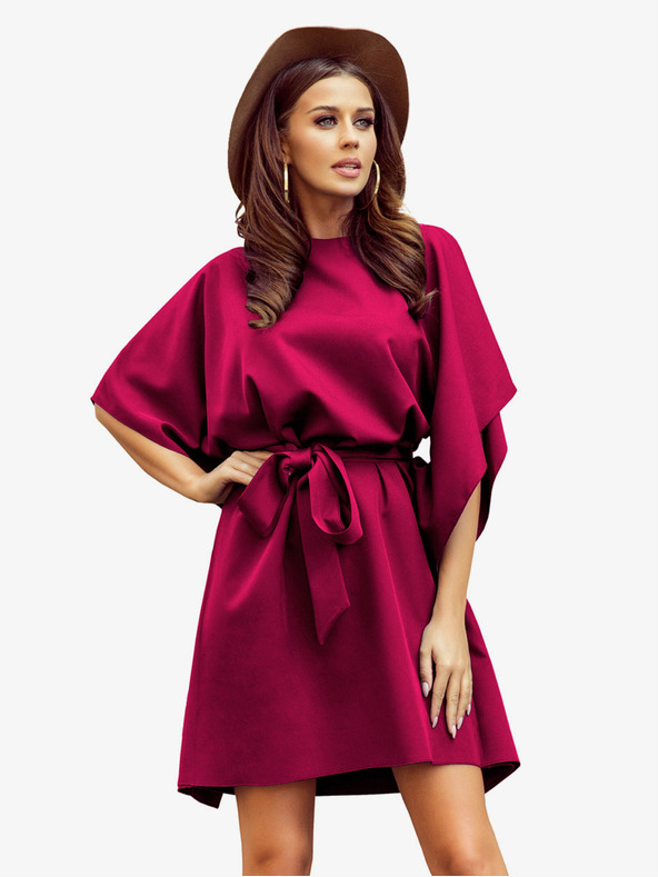 numoco Motýlie šaty Numoco SOFIA so zaväzovaním v páse