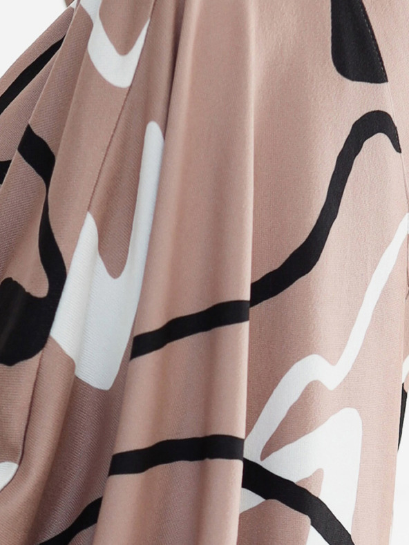 numoco Numoco Šaty s netopierími rukávmi