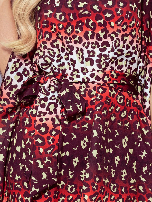 numoco Motýlie šaty Numoco SOFIA so zaväzovaním v páse