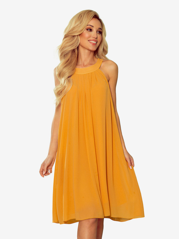 numoco Šifónové šaty so zaväzovaním - Honey Numoco ALIZEE