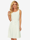 numoco Trapézové šaty - ECRU Numoco VICTORIA