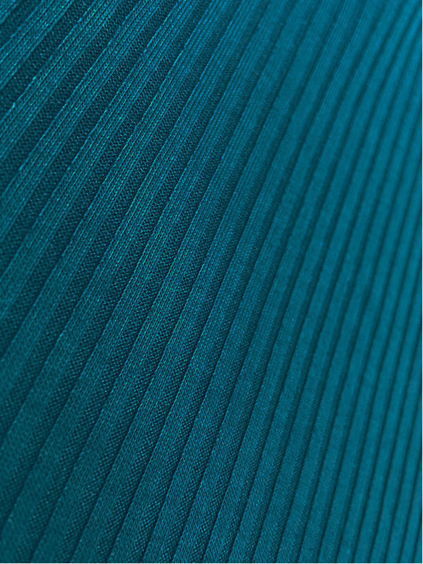 numoco Pruhované šaty s manžetovými rukávmi - morská farba Numoco LARA